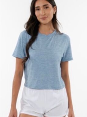 Rhoback Drift Performance Crop Tee Size Medium